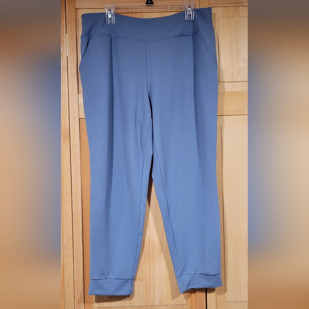 Belle by Kim Gravel Blue Track Pants
